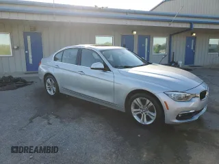 2016 BMW 3 Series 328i with VIN WBA8E9G58GNT47368, listed as a Copart auction lot 52443285 with 46,283 mi miles and Salvage Title. Bid and sale history available at carsss.com. Image 4.