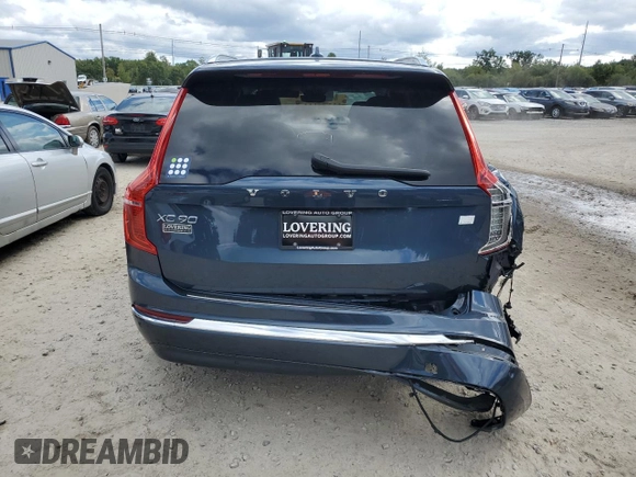 2023 Volvo XC90 Plus with VIN YV4H600N4P1924424, listed as a Copart auction lot 72622074 with 23,705 mi miles and Salvage title. Bid and sale history available at DreamBid. Image 6.
