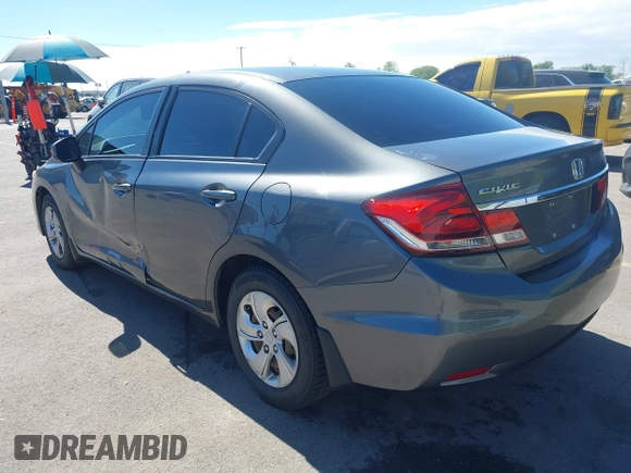 2013 Honda Civic LX with VIN 2HGFB2F53DH534681, listed as a IAAI auction lot 42129613 with 246,317 mi miles and . Bid and sale history available at DreamBid. Image 3.