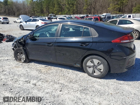 2017 Hyundai Ioniq Blue with VIN KMHC65LC5HU047877, listed as a Copart auction lot 50234285 with 131,058 mi miles and Salvage Title. Bid and sale history available at DreamBid. Image 2.