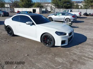 2023 BMW M2 with VIN 3MF13DM04P8D56879, listed as a IAAI auction lot 41174901 with 11,459 mi miles. Bid and sale history available at carsss.com. Image 1.
