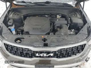 2023 Kia Telluride SX Prestige X-Pro with VIN 5XYP5DGC3PG354591, listed as a Copart auction lot 87465074 with 24,545 mi miles and Salvage title. Bid and sale history available at DreamBid. Image 12.