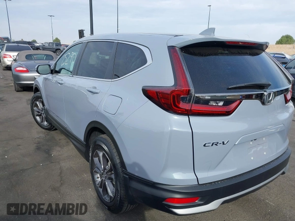 2022 Honda CR-V EX with VIN 2HKRW1H56NH404488, listed as a IAAI auction lot 41725290 with 49,383 mi miles. Bid and sale history available at carsss.com. Image 3.
