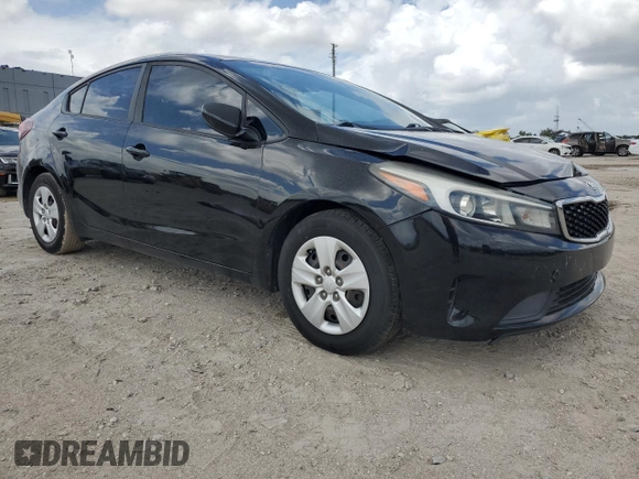 2017 Kia Forte LX with VIN 3KPFK4A71HE018534, listed as a Copart auction lot 52582815 with 112,516 mi miles and Salvage Title. Bid and sale history available at carsss.com. Image 4.