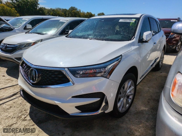 2020 Acura RDX with VIN 5J8TC1H32LL019632, listed as a Copart auction lot 74557084 with 92,704 mi miles and Non Repairable. Bid and sale history available at carsss.com. Image 1.