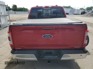 2022 Ford F-150 XL with VIN 1FTFW1E81NKE69218, listed as a Copart auction lot 57490175 with 88,487 mi miles and Salvage title. Bid and sale history available at DreamBid. Image 6.