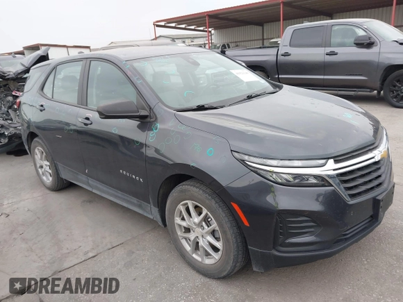 2022 Chevrolet Equinox LS with VIN 3GNAXHEVXNS179349, listed as a IAAI auction lot 41921140 with 40,577 mi miles and . Bid and sale history available at DreamBid. Image 1.