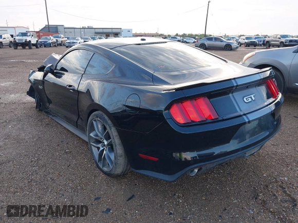 2017 Ford Mustang GT with VIN 1FA6P8CF3H5265441, listed as a IAAI auction lot 41742513 with 19,345 mi miles and . Bid and sale history available at DreamBid. Image 3.