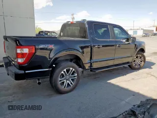 2021 Ford F-150 XL with VIN 1FTFW1E54MFC29139, listed as a Copart auction lot 58567465 with 54,551 mi miles and Salvage title. Bid and sale history available at DreamBid. Image 3.