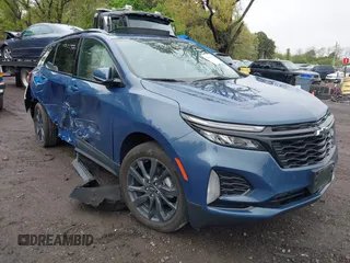 2024 Chevrolet Equinox RS с VIN 3GNAXWEG0RL129386, выставлен на аукционе IAAI как лот 42161435 с пробегом 10 555 миль миль и . История ставок и продаж доступна на DreamBid. Изображение 1.