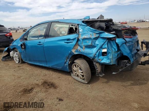 2020 Toyota Prius Prime LE with VIN JTDKARFP4L3120241, listed as a Copart auction lot 53346805 with 94,107 mi miles and Salvage Title. Bid and sale history available at carsss.com. Image 2.