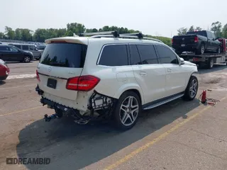 2017 Mercedes-Benz GLS with VIN 4JGDF7DE4HA879647, listed as a IAAI auction lot 39999023 with 97,372 mi miles. Bid and sale history available at carsss.com. Image 4.