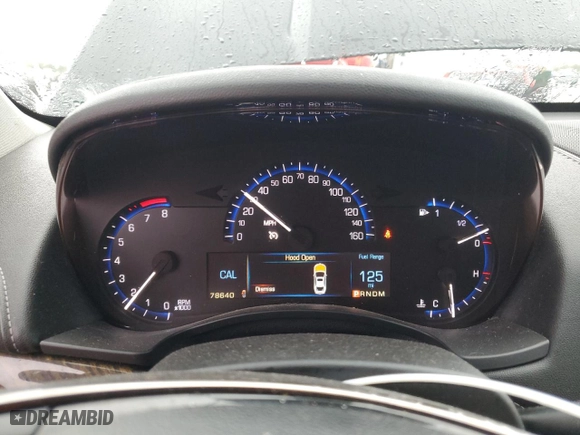 2015 Cadillac ATS Coupe Standard AWD with VIN 1G6AG1RX8F0117231, listed as a Copart auction lot 72817124 with 78,640 mi miles and Salvage Title. Bid and sale history available at carsss.com. Image 9.
