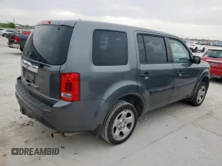 2013 Honda Pilot LX with VIN 5FNYF3H20DB002315, listed as a Copart auction lot 51284405 with 185,043 mi miles and Clean title. Bid and sale history available at DreamBid. Image 3.