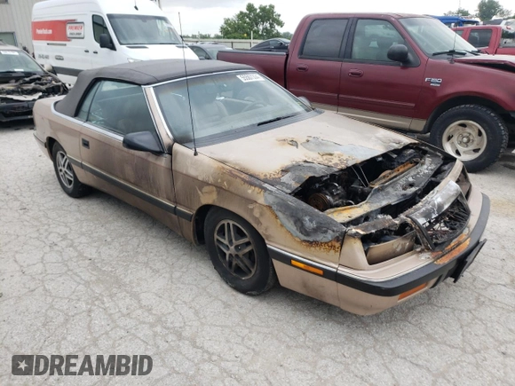 1988 Chrysler LeBaron z VIN 1C3XJ45K9JG438476, wystawiony jako Copart lot #55567334 z przebiegiem 213 424 mil mil oraz Szkoda całkowita • Salvage title. Historia ofert i sprzedaży dostępna na DreamBid. Obrazek 4.