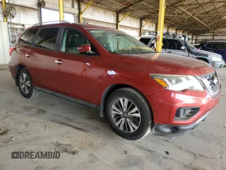 2017 Nissan Pathfinder S with VIN 5N1DR2MN0HC654897, listed as a Copart auction lot 64501285 with 129,075 mi miles and Clean title. Bid and sale history available at DreamBid. Image 4.