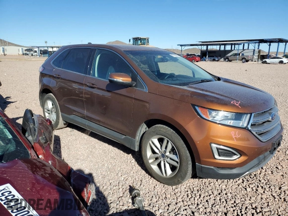 2017 Ford Edge SEL with VIN 2FMPK3J95HBB52272, listed as a Copart auction lot 87765395 with 119,858 mi miles and Salvage Title. Bid and sale history available at carsss.com. Image 4.