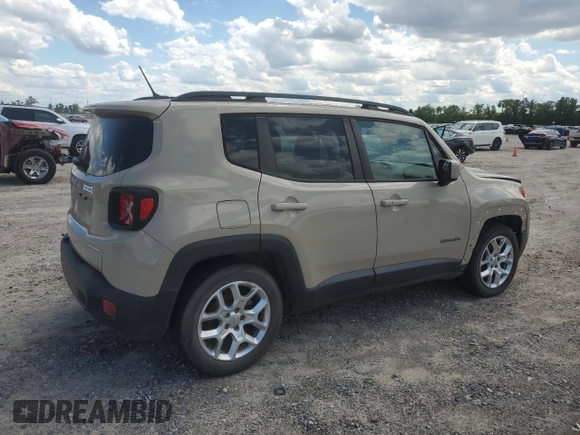 2015 Jeep Renegade Latitude with VIN ZACCJABT0FPB53850, listed as a Copart auction lot 56429575 with 135,241 mi miles and Clean Title. Bid and sale history available at DreamBid. Image 3.