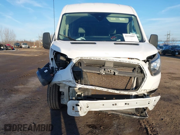 2023 Ford Transit Cargo with VIN 1FTBR1C8XPKB46362, listed as a IAAI auction lot 41530807 with 46,779 mi miles and . Bid and sale history available at carsss.com. Image 6.