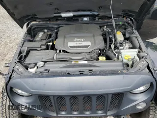 2016 Jeep Wrangler Unlimited Sahara with VIN 1C4BJWEG8GL150249, listed as a Copart auction lot 57574525 with 104,206 mi miles and Salvage title. Bid and sale history available at DreamBid. Image 12.