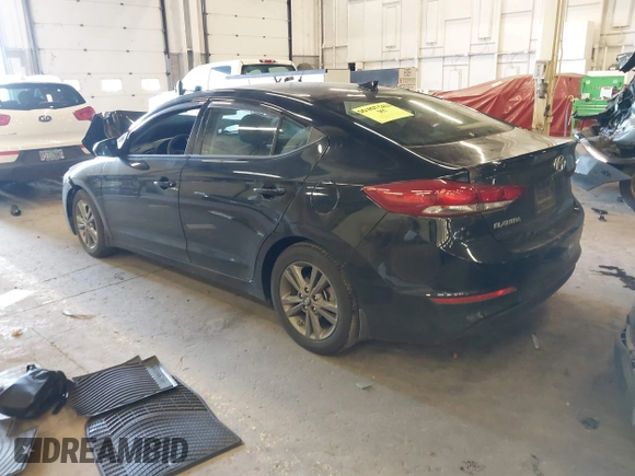 2018 Hyundai Elantra SEL with VIN 5NPD84LF6JH291979, listed as a IAAI auction lot 41945981 with 51,162 mi miles and . Bid and sale history available at DreamBid. Image 3.