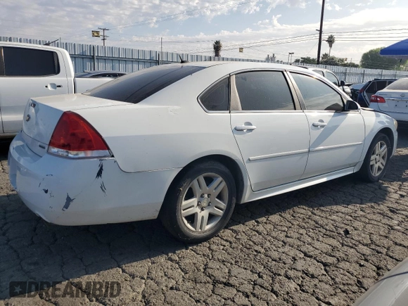 2014 Chevrolet Impala LT with VIN 2G1WB5E3XE1128402, listed as a Copart auction lot 63413525 with 101,161 mi miles and Salvage title. Bid and sale history available at DreamBid. Image 3.