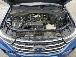 2022 Ford Explorer XLT with VIN 1FMSK7DH7NGC02324, listed as a Copart auction lot 55757885 with 19,078 mi miles and Salvage title. Bid and sale history available at DreamBid. Image 12.