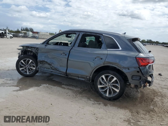 2024 Audi Q5 S line Premium Plus with VIN WA1EAAFY2R2015990, listed as a Copart auction lot 50294435 with 15,310 mi miles and Non Repairable. Bid and sale history available at carsss.com. Image 2.