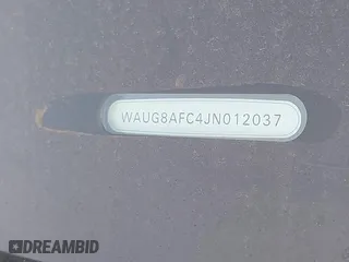 2018 Audi A6 Premium Plus with VIN WAUG8AFC4JN012037, listed as a IAAI auction lot 41204382 with 118,801 mi miles. Bid and sale history available at carsss.com. Image 9.