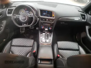 2016 Audi SQ5 Premium Plus with VIN WA1CCAFP2GA122923, listed as a Copart auction lot 48592285 with 125,644 mi miles and Clean Title. Bid and sale history available at carsss.com. Image 8.