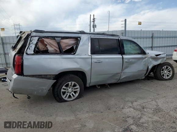 2016 Chevrolet Suburban LT z VIN 1GNSKHKC4GR285212, wystawiony jako Copart lot #58021115 z przebiegiem Nie podano mil oraz Szkoda całkowita • Salvage title. Historia ofert i sprzedaży dostępna na DreamBid. Obrazek 3.