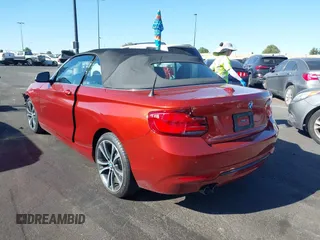 2018 BMW 2 Series 230i with VIN WBA2M7C55JVD51262, listed as a IAAI auction lot 41343333 with 29,537 mi miles. Bid and sale history available at carsss.com. Image 14.