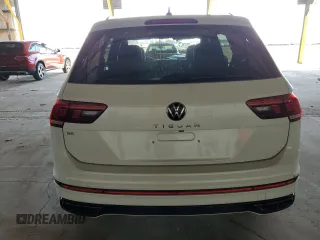 2024 Volkswagen Tiguan SE R-Line Black with VIN 3VVCB7AX6RM011544, listed as a Copart auction lot 66198745 with 23,609 mi miles and Salvage title. Bid and sale history available at DreamBid. Image 6.