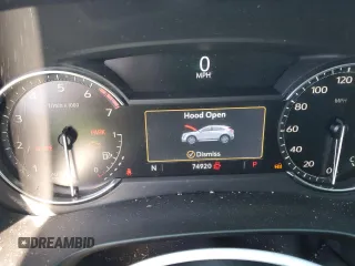 2023 Cadillac XT4 FWD Luxury with VIN 1GYAZAR45PF218684, listed as a Copart auction lot 46483515 with 74,920 mi miles and Salvage title. Bid and sale history available at DreamBid. Image 9.