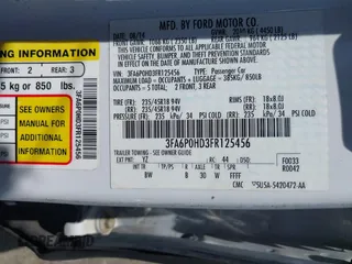 2015 Ford Fusion SE with VIN 3FA6P0HD3FR125456, listed as a IAAI auction lot 42508769 with 143,706 mi miles and . Bid and sale history available at DreamBid. Image 9.