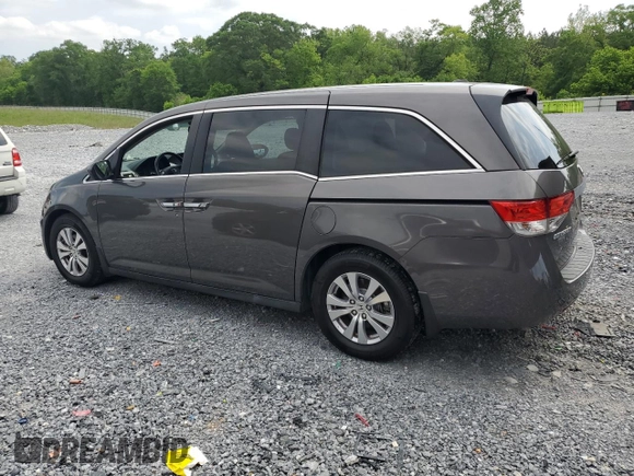 2017 Honda Odyssey EX-L with VIN 5FNRL5H62HB007324, listed as a Copart auction lot 54594405 with 160,638 mi miles and Clean Title. Bid and sale history available at DreamBid. Image 2.