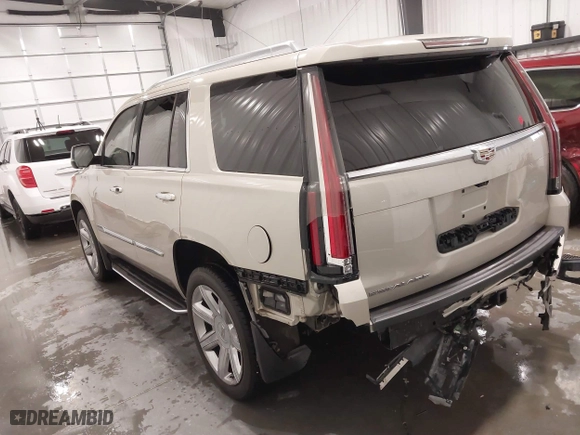 2017 Cadillac Escalade Luxury with VIN 1GYS4BKJ5HR254402, listed as a IAAI auction lot 41492160 with 76,419 mi miles. Bid and sale history available at carsss.com. Image 3.