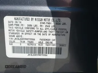 2015 Infiniti QX50 Journey z VIN JN1BJ0HR7FM770564, wystawiony jako IAAI lot #42139055 z przebiegiem 88 121 mil mil oraz . Historia ofert i sprzedaży dostępna na DreamBid. Obrazek 9.