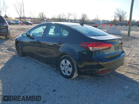 2017 Kia Forte LX with VIN 3KPFK4A72HE025931, listed as a IAAI auction lot 41489215 with 128,139 mi miles. Bid and sale history available at carsss.com. Image 3.