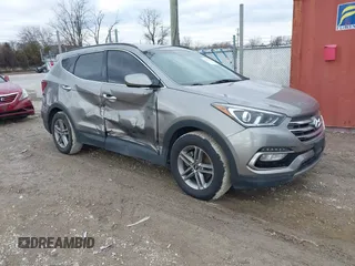 2017 Hyundai Santa Fe 2.4L with VIN 5XYZU3LB4HG424734, listed as a IAAI auction lot 41491166 with 130,905 mi miles and . Bid and sale history available at DreamBid. Image 1.