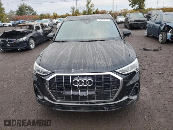 2019 Audi Q3 S line Prestige with VIN WA1FECF38K1079598, listed as a Copart auction lot 75451884 with 71,486 mi miles and Salvage Title. Bid and sale history available at carsss.com. Image 5.