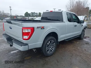 2023 Ford F-150 XL with VIN 1FTEX1EPXPFB16102, listed as a IAAI auction lot 41544485 with 18,460 mi miles and . Bid and sale history available at DreamBid. Image 4.