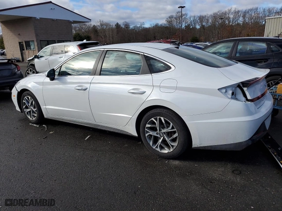 2022 Hyundai Sonata SEL with VIN KMHL64JAXNA218096, listed as a Copart auction lot 42692525 with 47,112 mi miles and Salvage Title. Bid and sale history available at carsss.com. Image 2.