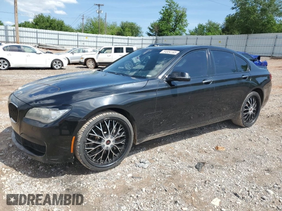 2013 BMW 7 Series 750i with VIN WBAYA8C5XDC996785, listed as a Copart auction lot 54854165 with 134,472 mi miles and Clean Title. Bid and sale history available at DreamBid. Image 1.