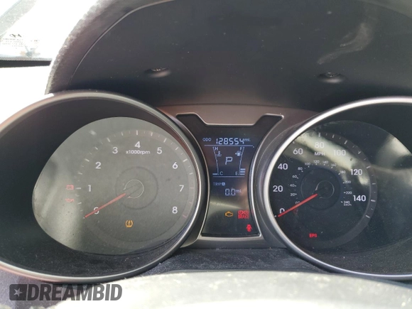 2013 Hyundai Veloster w/Gray Int with VIN KMHTC6AD0DU146529, listed as a Copart auction lot 62612425 with 128,554 mi miles and Clean title. Bid and sale history available at DreamBid. Image 9.