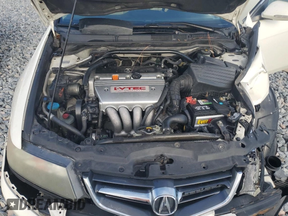 2005 Acura TSX with VIN JH4CL96805C035440, listed as a Copart auction lot 62578085 with 197,120 mi miles and Salvage title. Bid and sale history available at DreamBid. Image 11.