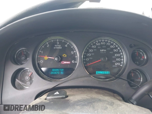 2007 Chevrolet Tahoe LT with VIN 1GNFC13067R417140, listed as a IAAI auction lot 42885810 with 243,470 mi miles and . Bid and sale history available at DreamBid. Image 7.