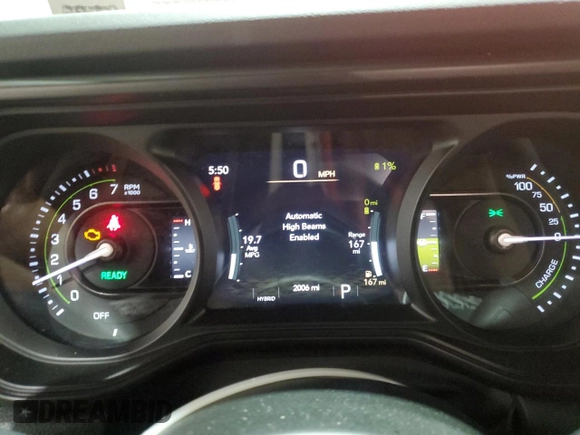 2025 Jeep Wrangler Sahara with VIN 1C4RJXP67SW577826, listed as a Copart auction lot 57946505 with 2,006 mi miles and Clean title. Bid and sale history available at DreamBid. Image 9.