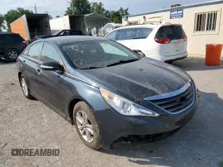 2014 Hyundai Sonata GLS with VIN 5NPEB4ACXEH913553, listed as a Copart auction lot 63059734 with 147,885 mi miles and Salvage Title. Bid and sale history available at carsss.com. Image 4.