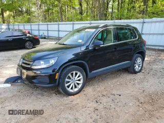 2017 Volkswagen Tiguan Wolfsburg Edition with VIN WVGSV7AX9HK019107, listed as a Copart auction lot 52218085 with 65,727 mi miles and Salvage title. Bid and sale history available at DreamBid. Image 1.